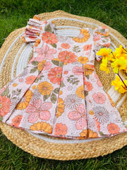 Hakoba Frill Sleeve Frock